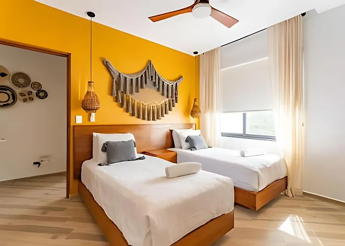 Departamento Moderno Y Elegante De 2 * Tulum